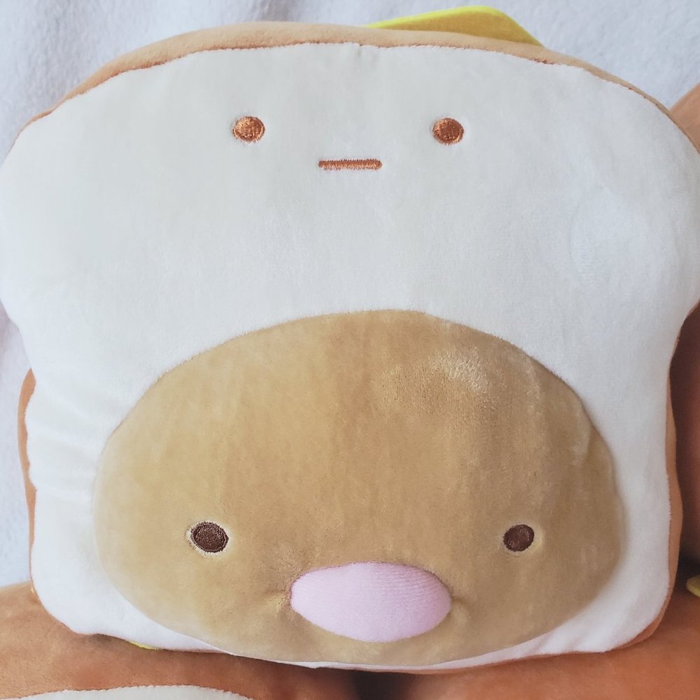 Sumikkogurashi - Bread Classroom - Squishy Mochi Plush (TONKATSU)